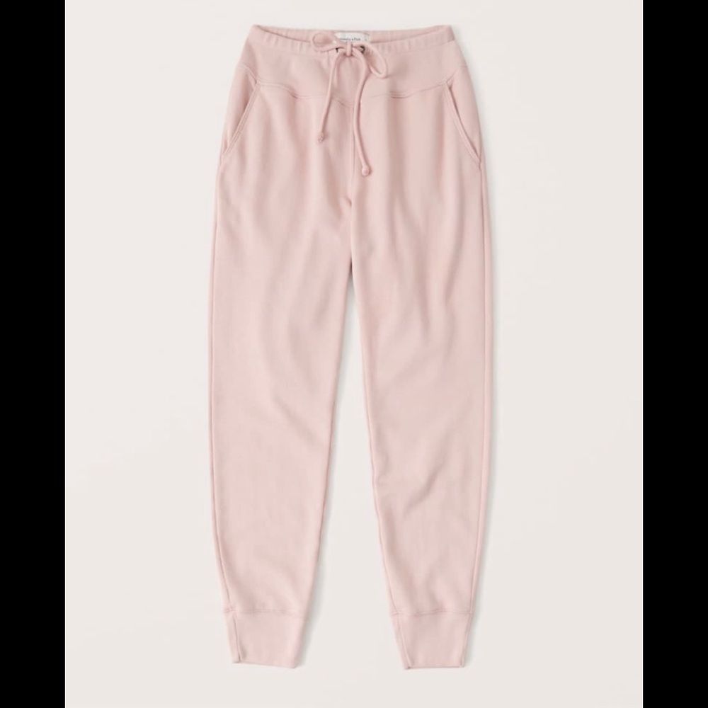 Abercrombie SoftAF pink sweatpants.